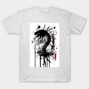 Centipede Ink Painting T-Shirt